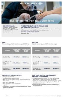 New York Salon Notice Poster